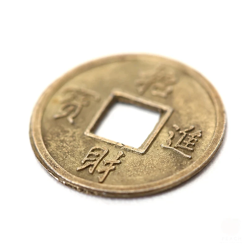 100 Pcs 골동품 동전 공예 풍수 동전 건강 부 매력에 대한 고대 중국 I Ching 동전