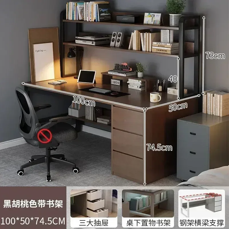 Home furnitureComputer Desk Desktop Home Office Desk Chair Bedroom with Drawer Student Writing Study Workbench