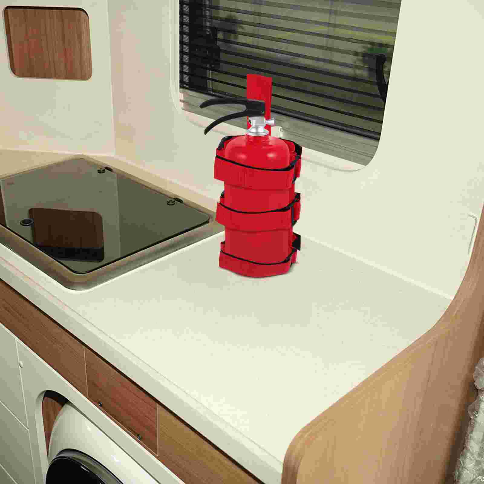 Feuerlöscher-Montagegurt, Anti-Roll-Festgürtel für Auto, LKW, SUV, robustes Nylon, verstellbar, universelle Brandschutzausrüstung