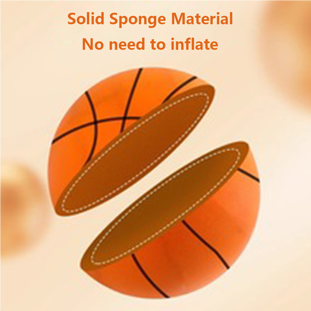 Foam Basketball Kids Silent Basketball Bouncing Mute Silent Ball Bounce Squeezable Mute Bouncing Basketball