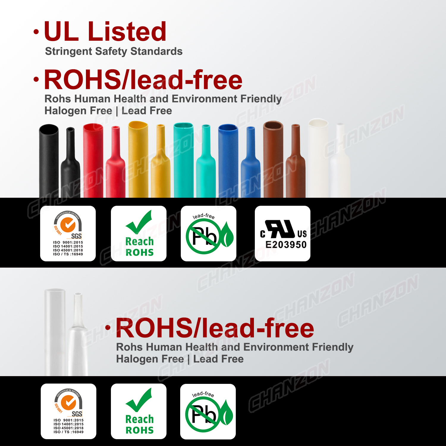 25 m/Rolle 2:1 Φ0,8–Φ100 mm Schrumpfschlauch, Wickelschlauch, Schrumpfschlauch aus Polyolefin, Polyolefin-Kabelhülse, Drahtschutz