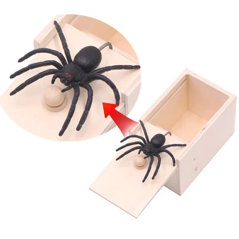 Fun Spider Box Potato Chip Can Jump Spring Snake roach Toy Gift April Fool Day Halloween Party Decoration Prank Trick Joke Toys