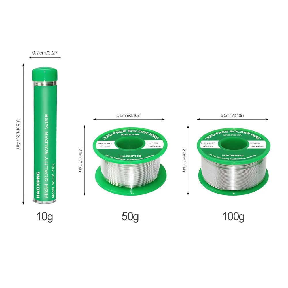 Lead-free rosin core pure tin 99.3% Soldering Wire Cleaning free Low Melting Point 217 Degrees