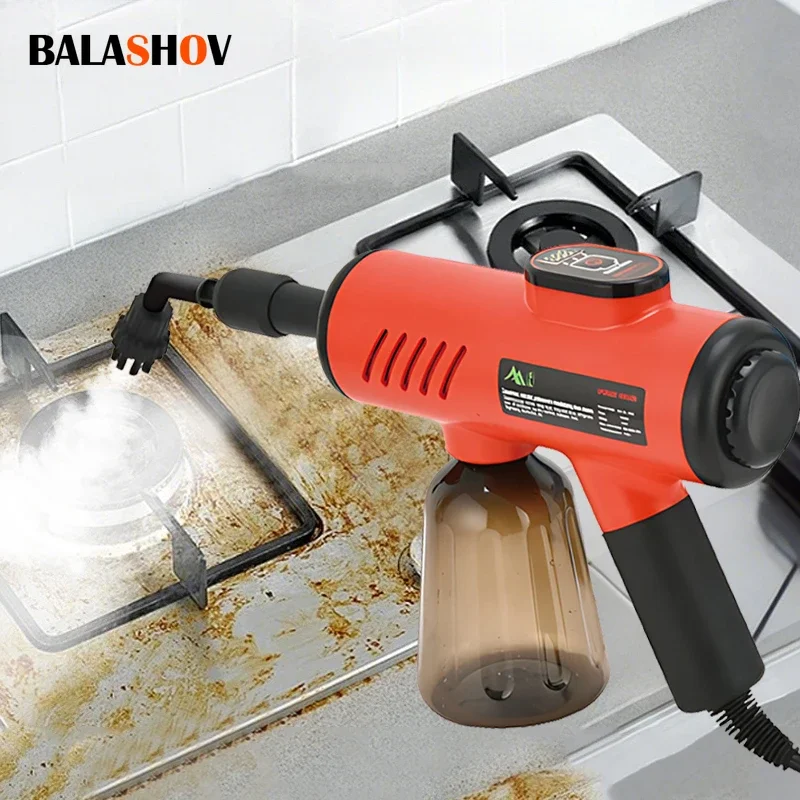 Limpiador a vapor de mano, esterilización de alta presión y alta temperatura, 1200W, aire acondicionado doméstico, pistola limpiadora de capó de cocina