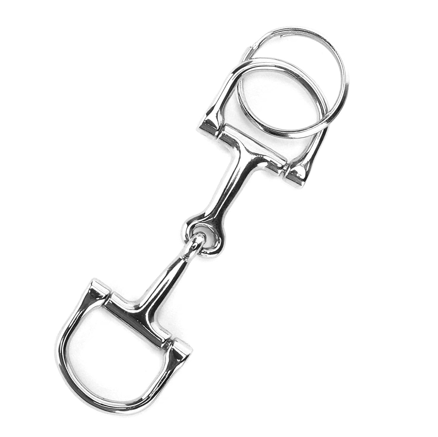 1 шт. брелок для ключей с конскими закусками, серебряный брелок для закусок для любителей лошадей, друзей для украшения повседневной жизни