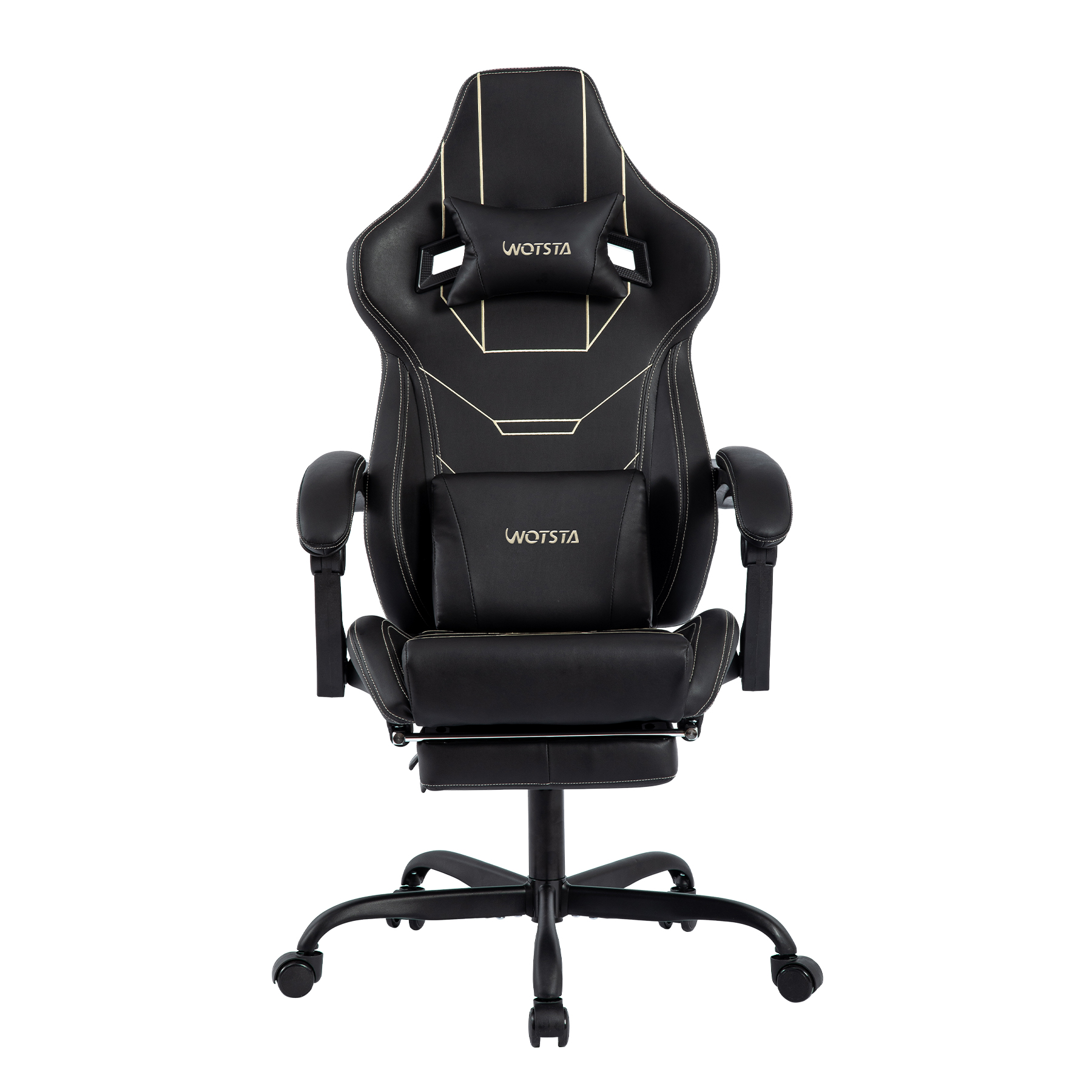 WOTSTA Gaming Chair Ergonomische Gaming Chair Bürostuhl met Footrest Racing Computerstuhl Height Adjusbar Padded Computerst