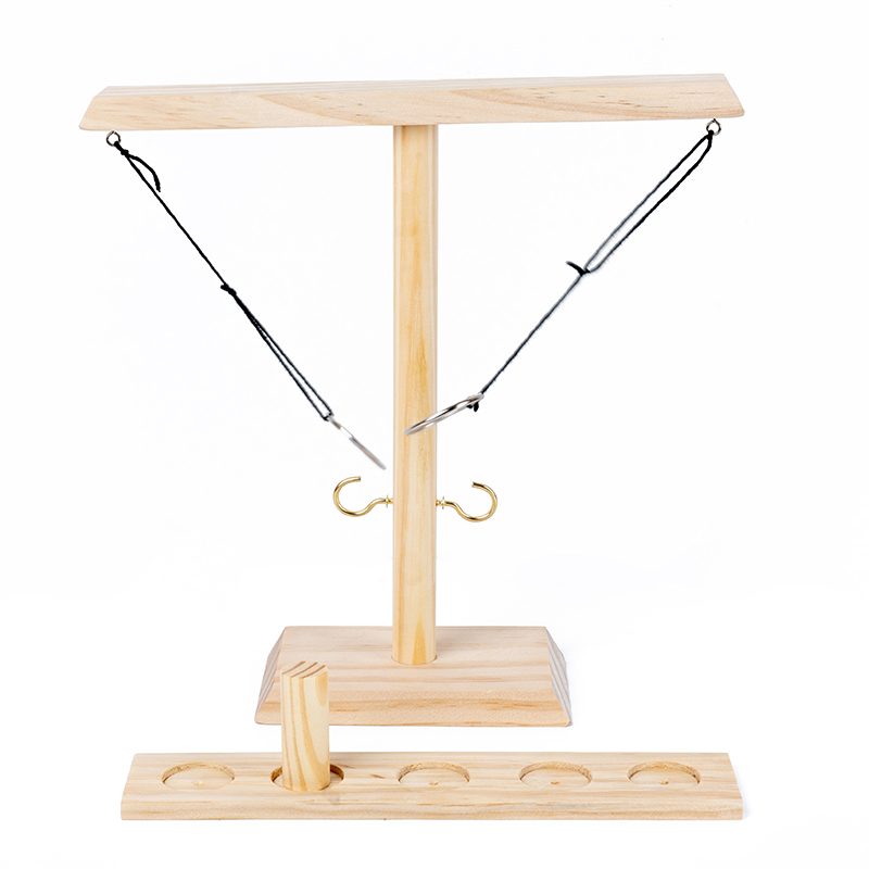 แหวน Toss เกมสําหรับผู้ใหญ่ตะขอและแหวนเกม Handmade ไม้ Toss เกมสําหรับผู้ใหญ่กลางแจ้งในร่มเกม Patio Decor YARD เกม