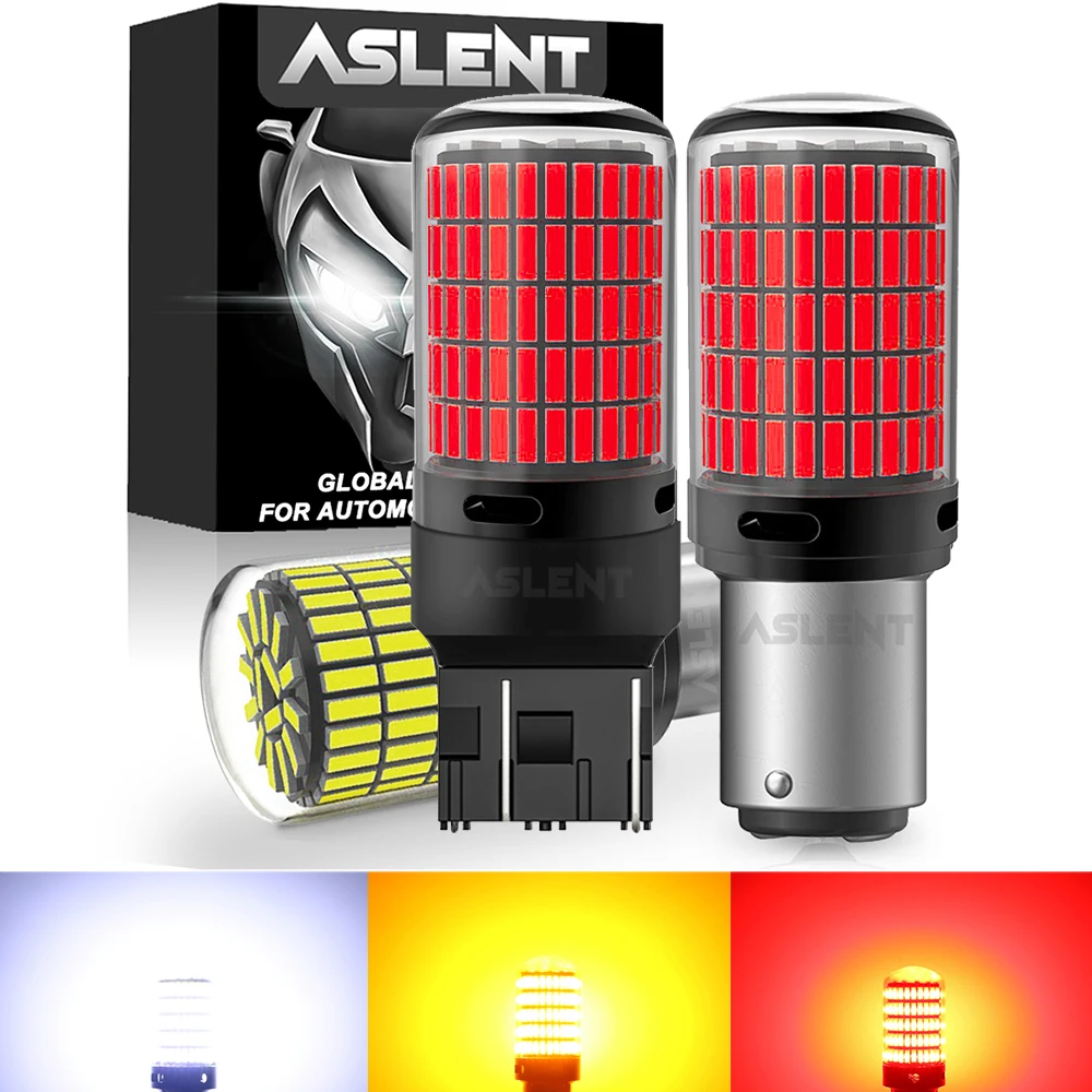 2x1157 BAY15D P21/5W 4014 150SMD WY21W W21W 7443 W21/5W 3157 P27/7W 3057 1156 P21W PY21W Lâmpadas LED CanBus Lâmpadas de posição de freio