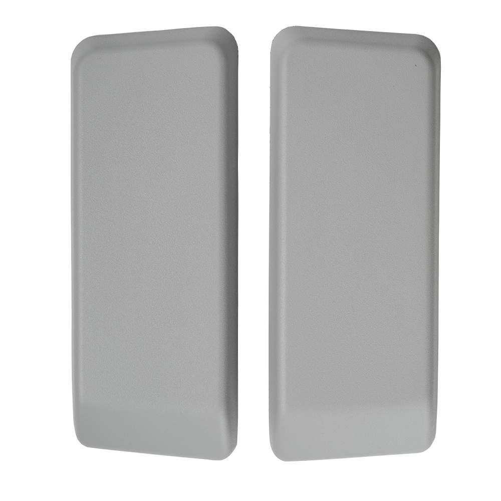 Almofadas de braço de substituição para Haworth Very Office Home Computers Chair 1 par preto cinza cor braço superfície peças de móveis