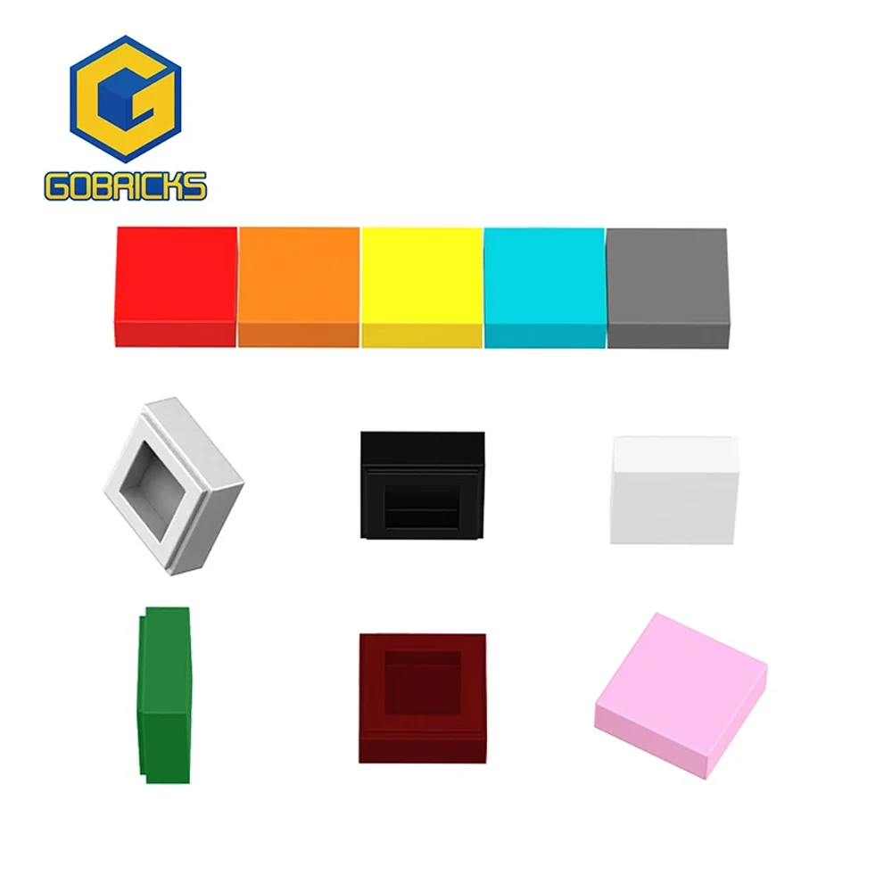 Gobricks 10 Chiếc MỘC 1X1 Cao Cấp Changeover Bắt Cho Khối Xây Dựng Bộ Phận Tương Thích Với 3070 30039 giáo Dục Tech Đồ Chơi