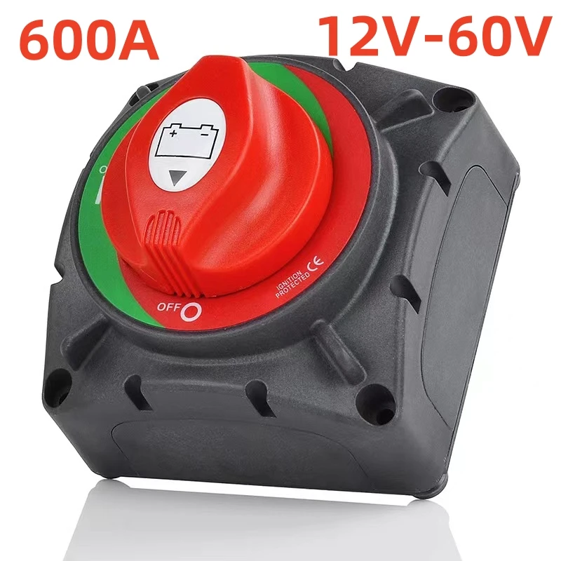 300A 600A Heavy Dudy Автоматический отключатель аккумулятора 12 В 24 В 48 В Массовый переключатель морской аккумуляторной батареи Выключатель включения и выключения для автомобиля Лодка