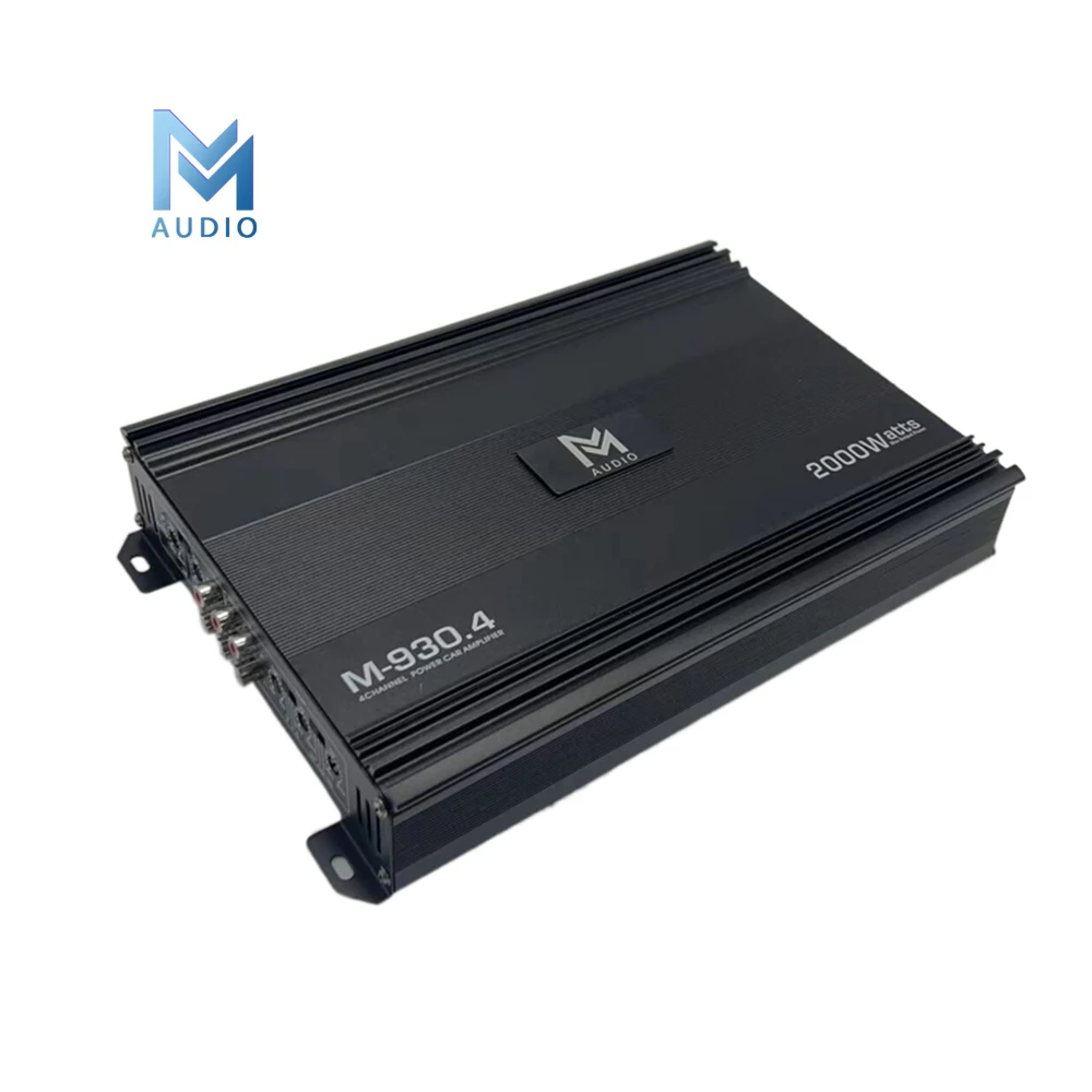 Amplificador completo do carro do sistema de som do carro dos canais da gama 4 para baixo com classe AB 2000W M-930.4