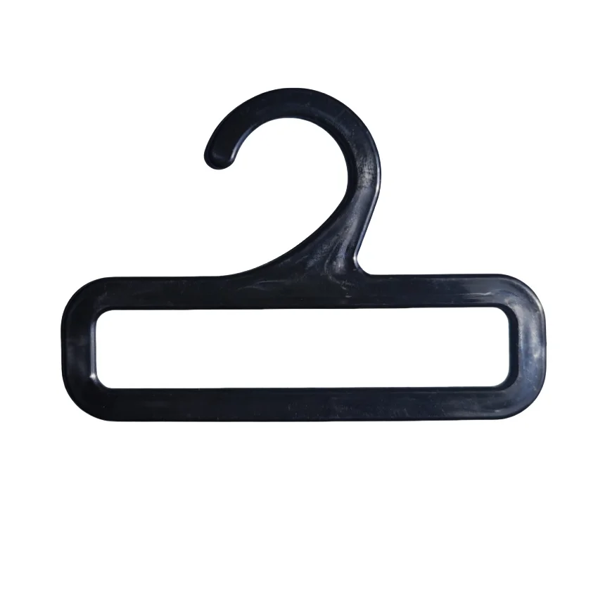 100pcs Plastic PP Packaging Towers Scarf Hanging Display Hooks Hangers Frame Shaped Garments Accessories