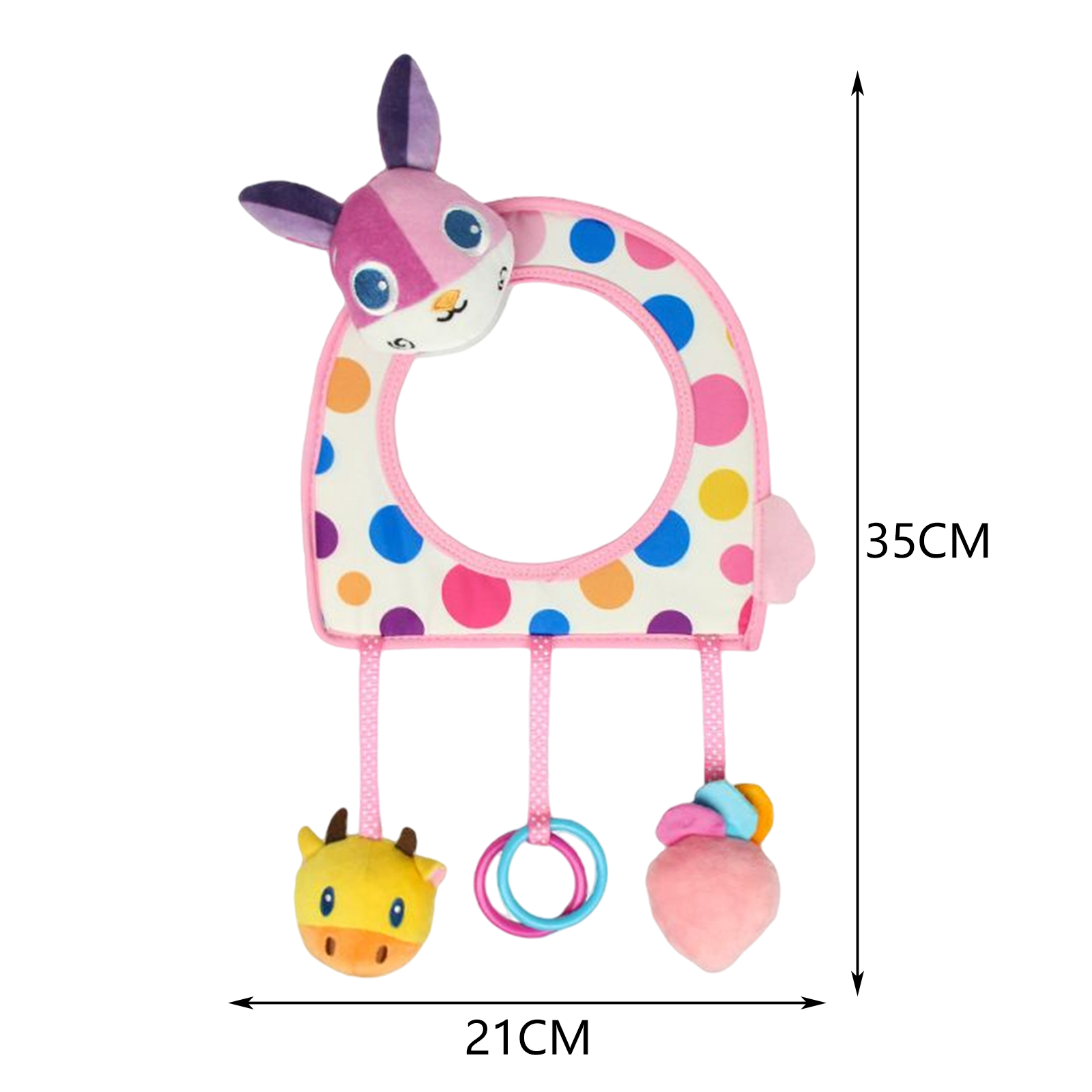 Adjustable Safety Car Baby Mirror Baby Car Mirror Back Seat Mirror Headrest Rearview Mirror Car Accessories