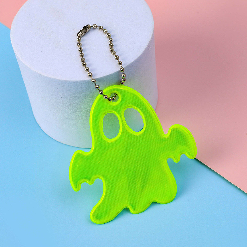 Porte-clés de Moulage de ixd'Halloween pour Enfant, Sécurité Nocturne, Marche, Course à Pied, Cyclisme, Réflecteur de Sécurité, Décor de Joyeuse ix