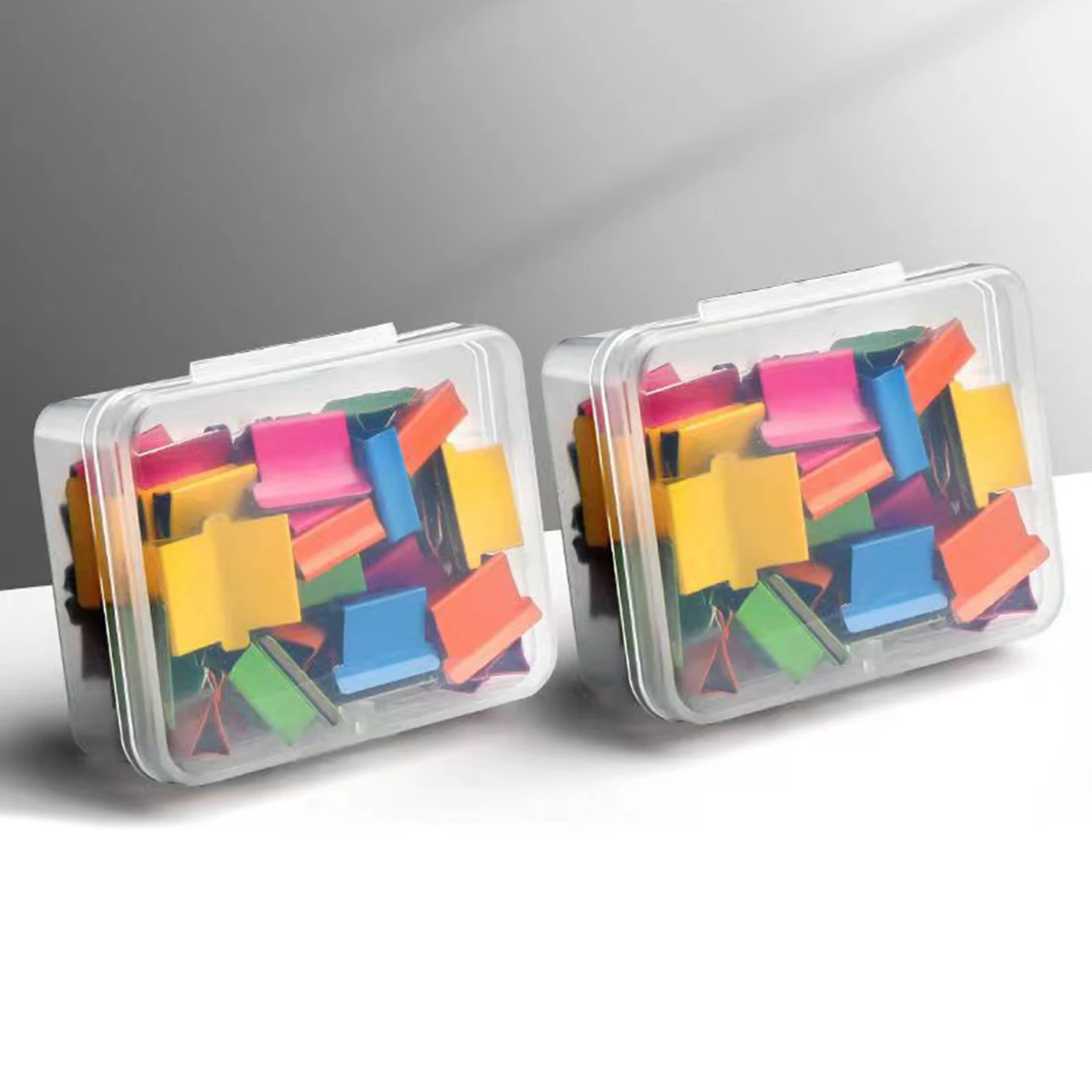 50Pcs Push คลิปเย็บกระดาษ Staple Remover Binder Push Clamp เทปกระดาษคลิปอุปกรณ์สำนักงานชุดเดสก์ท็อปอุปกรณ์