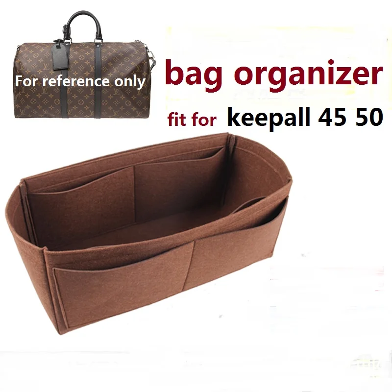 Inserto organizador de bolsas para L V Keepall 35, 40, 45, 50, 55, 60, divisor organizador, moldea el compartimento Protector