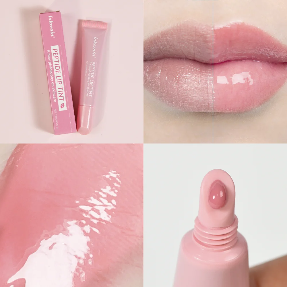 Espelho Lip Glaze Hidratar Jelly, Óleo de Enriquecimento Labial, Água Duradoura, Vidro Leve, Remover Linha, Soro de Proteção, 10ml