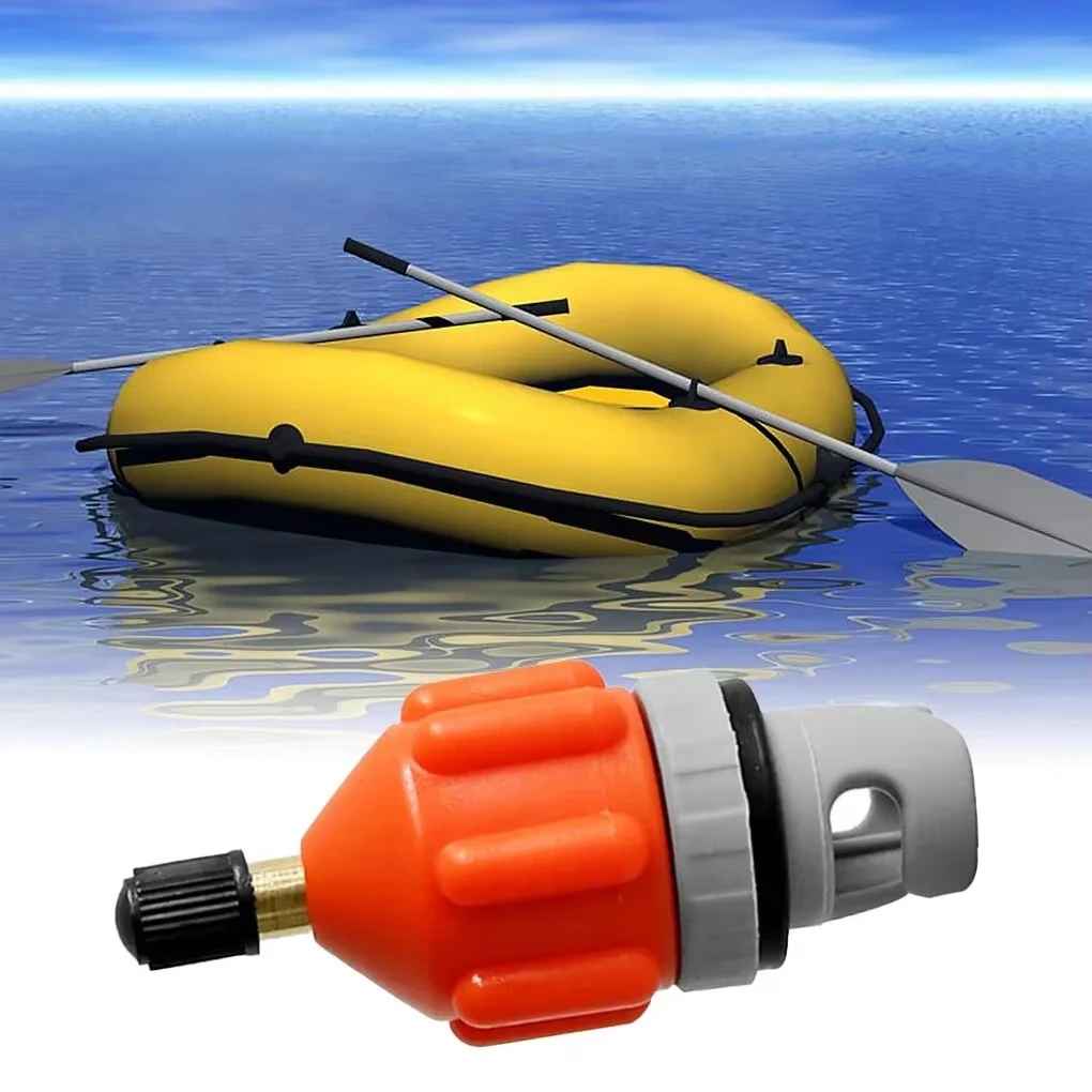 Adaptador de válvula de aire duradero, adaptador de válvula de aire para bote de remos resistente al desgaste, adaptador de bomba inflable de nailon para Kayak para tabla SUP