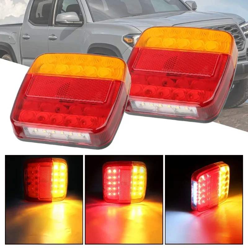 12 V Achterlicht Richtingaanwijzer 26 LED Achterlicht Auto Kentekenverlichting Achter Reverse Brake Stop Lamp Trailer vrachtwagen Caravan