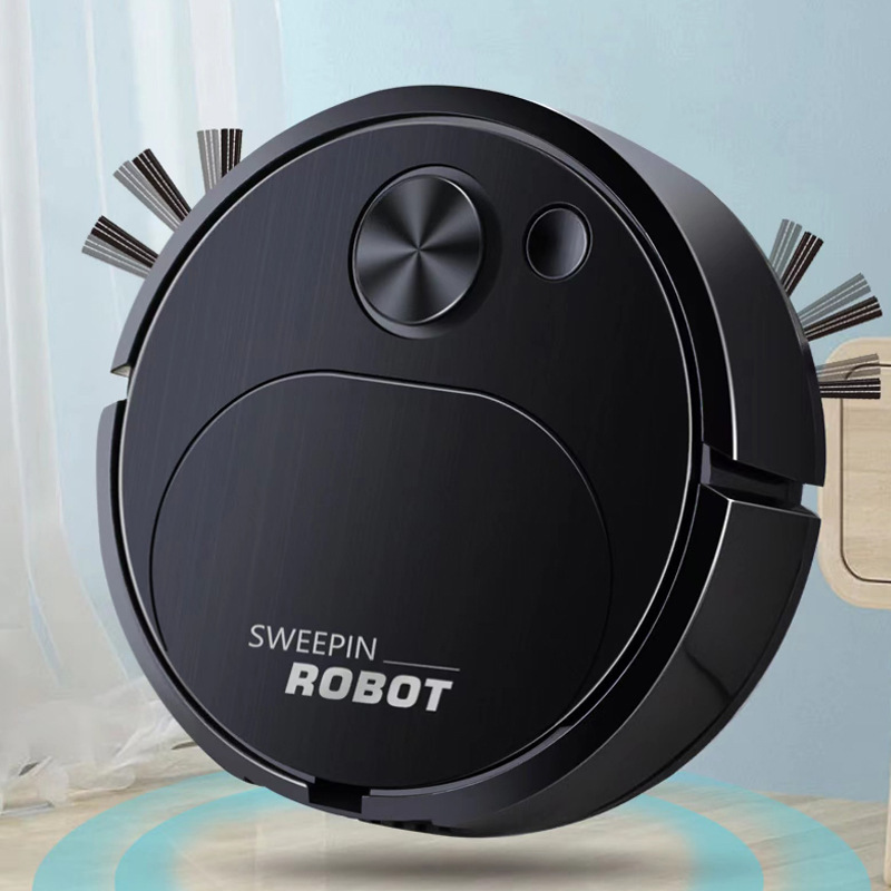 2024 NEUER USB-Kehrroboter-Staubsauger Wischen 3 in 1 Smart Wireless 1500Pa Ziehen Reinigung Kehrboden für das Home Office