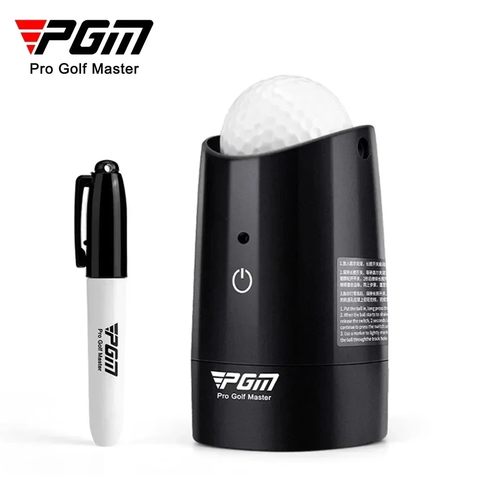 PGM 골프 전기 스크 라이버 골프 공 라이너 정렬 도구 골프 공 라이너 볼 스팟 마커 도구 라인 페인터 액세서리