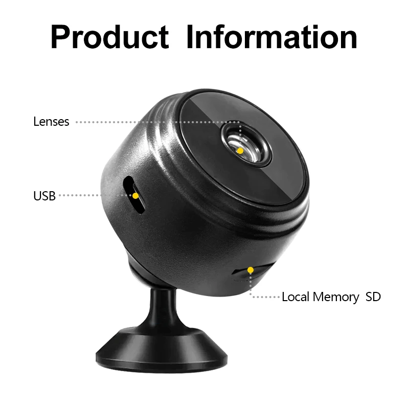 A9 Kamera HD Wireless Netzwerk WIFI Home Kamera 1080p Outdoor Sport Nachtsicht Infrarot Kamera