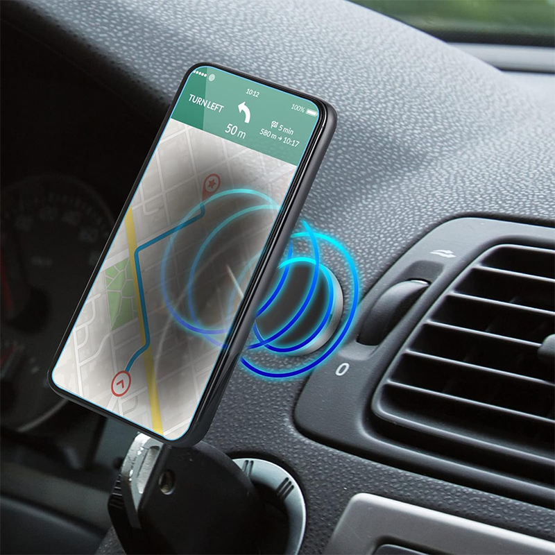 Magnetic Phone Car Mount Flat Cell Phone Holder Universal Stick On Flat Magnetic Car Mount For Dashboard Wall Windshield