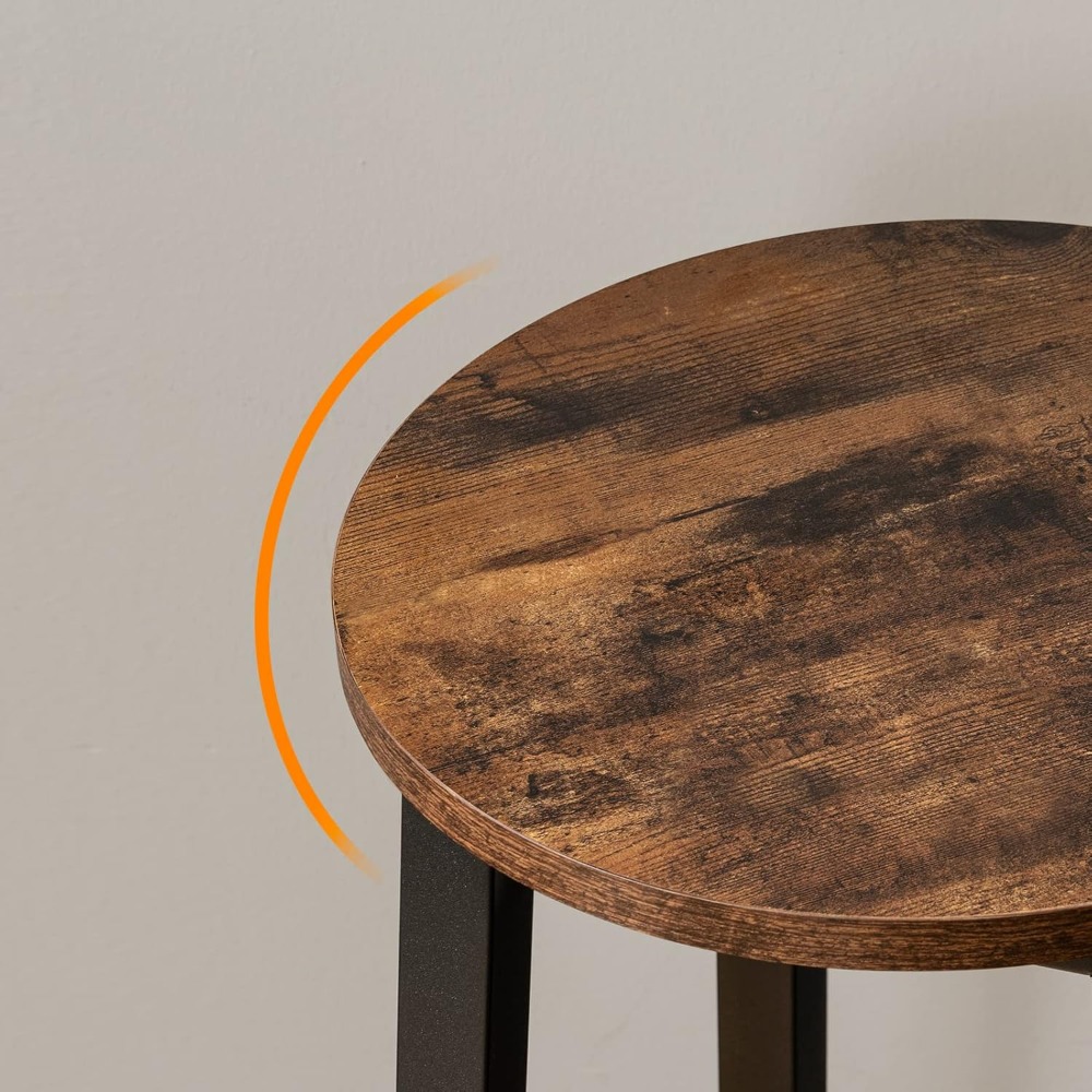 Taburete de bar, juego de 2 taburetes altos de cocina, taburete de mostrador de desayuno para comedor, cocina, bar, resistente y estable, taburete de bar