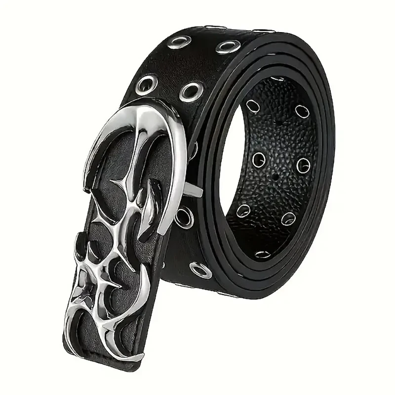 Novo elegante y2k oco couro do plutônio moda punk cinto para homens mulheres-acessório na moda para presentear, cintos de cintura neutros plus size