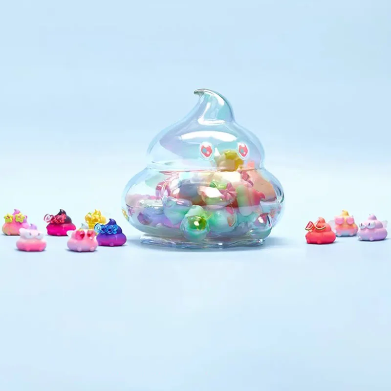EmmmKun Colorful Party Storage Cans Series Blind Box Storage Action Figure Jar Container with Lid Mystery Box Toy Halloween Gift