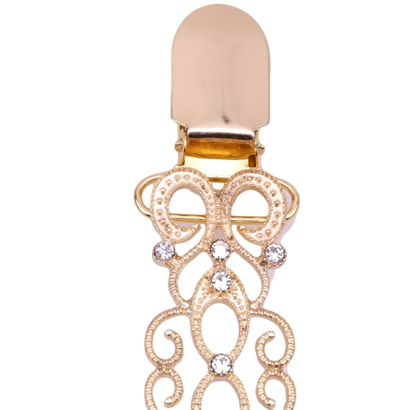 Boucle à bec de canard pour châle, Clip pour vêtements, alliage créatif, embellissements de diamant, pull, bouton en bec de canard, accessoires pour automne et hiver