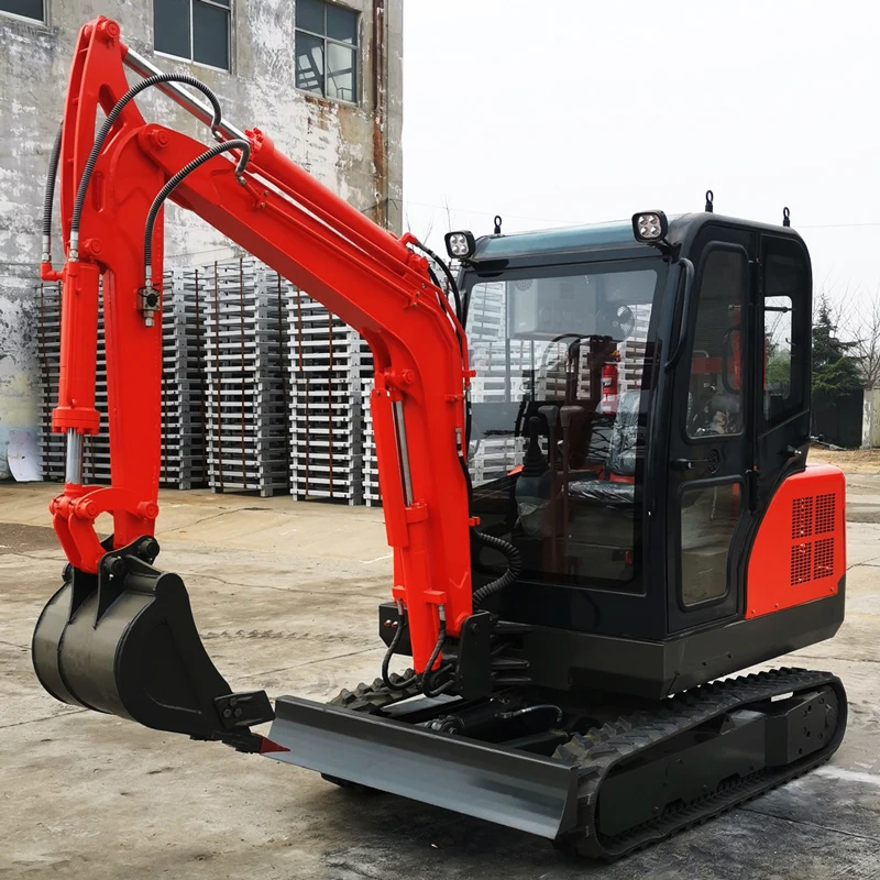 Mini Excavadora hidráulica de orugas personalizada, herramientas de excavación de jardín, máquina, herramienta de excavación, equipo agrícola, 3,0 toneladas