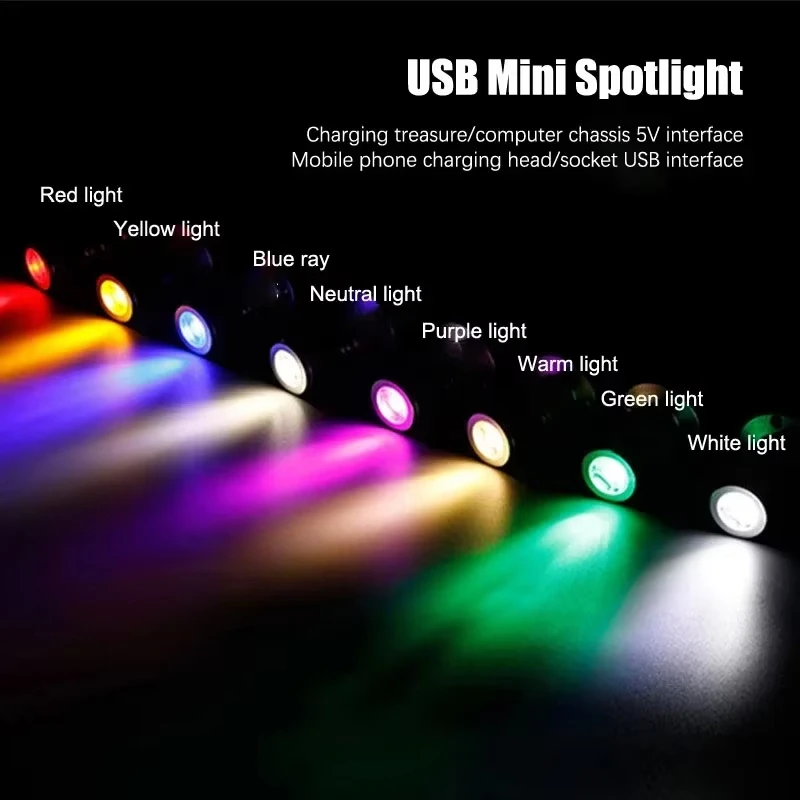 Mini USB Powered LED Cabinet Spotlight DC 5V 3W Jewelry Shelf Lamp Counter Closet Showcase Display Ceiling Lights With Switch