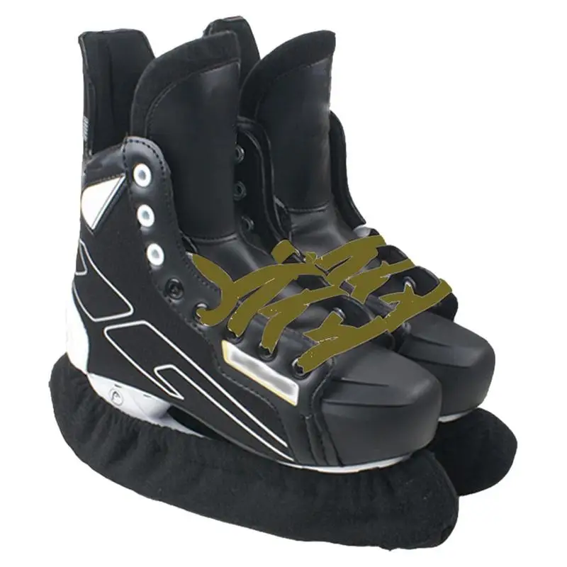 Universal สเก็ตใบมีดฝาครอบ Jacket Soaker Guard ป้องกันรูปฮอกกี้สเก็ตใบมีดอุปกรณ์สําหรับสเก็ตน้ําแข็ง