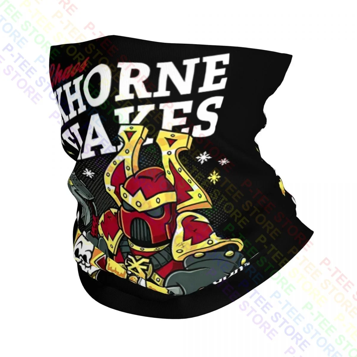 Chaos Khorne Flakes Enhanced With Blood For The Blood God Neck Gaiter Bandana Schal Gesichtsmaske Winddicht