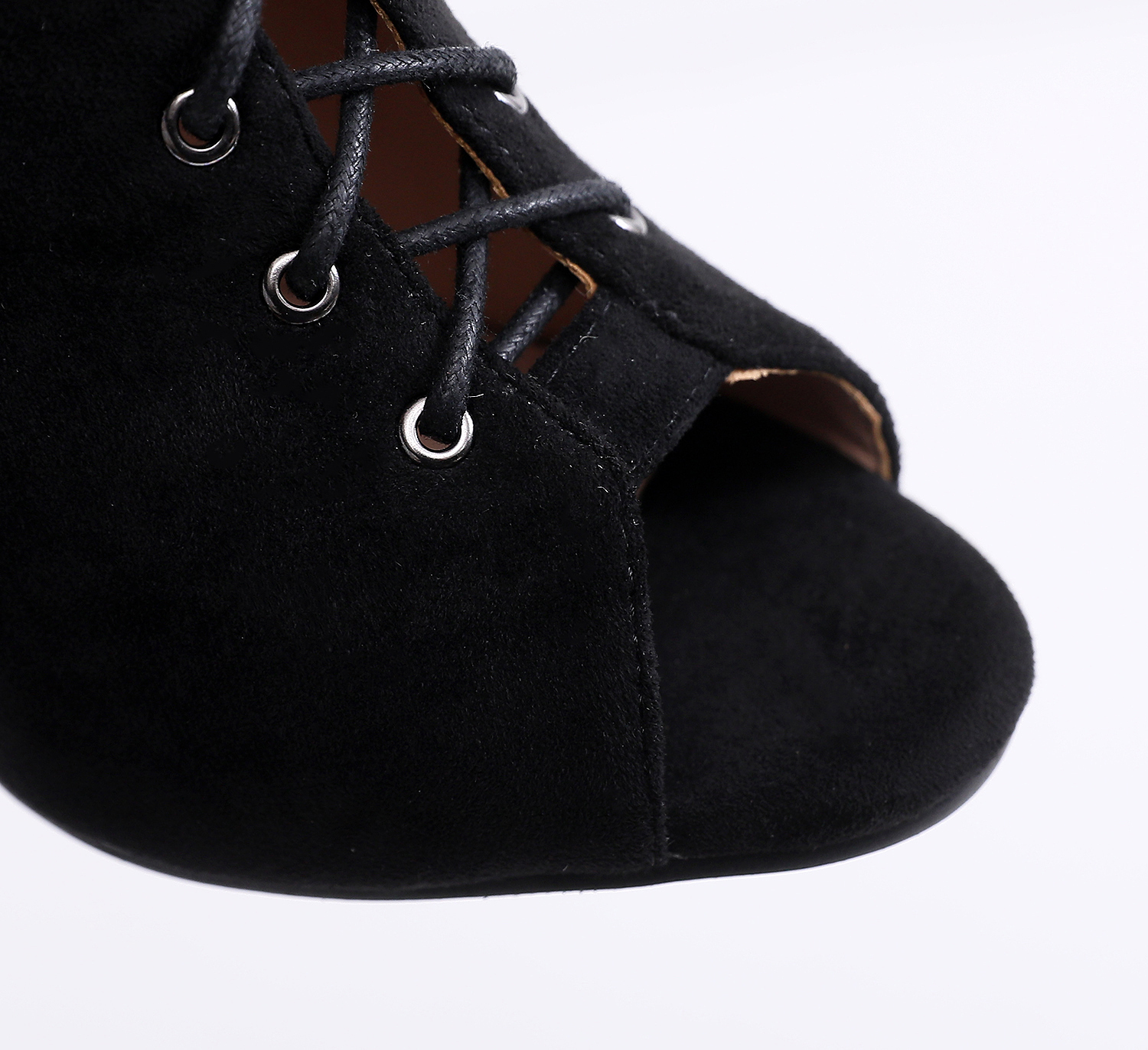 Marca Sexy para graduación al aire libre, tacones de aguja sexis, zapatillas de tacón alto, zapatos de tacón de baile latino para mujer, botas huecas para mujer, salón de baile latino