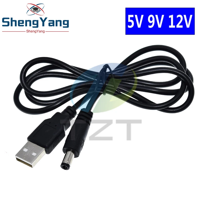 ShengYang Usb Tăng Công Suất Dòng Dc 5V Dc 9V/12V Bước Lên Module Chuyển Đổi Usb cáp Chuyển Đổi 2.1X Đầu Cắm 5.5Mm