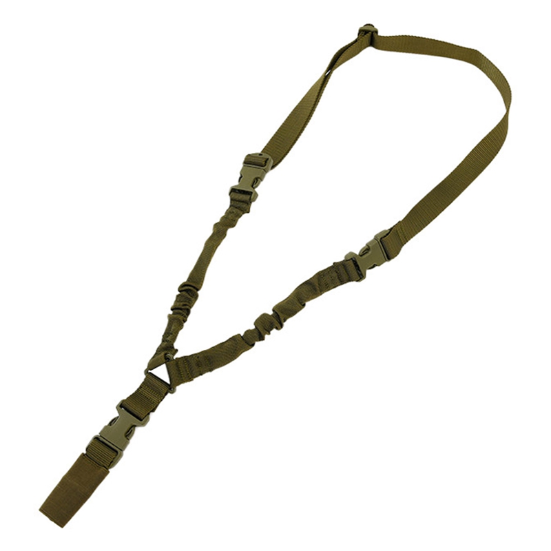 Gun Sling Strap Hunting Rifle Strap Adjustable Tactical Gun Sling Single 1 Point Airsoft Rifle Sling Military Nylon Bungee Belts