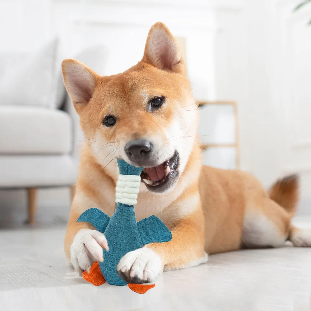 Brinquedos para animais de estimação gansos som mordida resistente dentes moagem limpeza cão gato suprimentos para animais de estimação