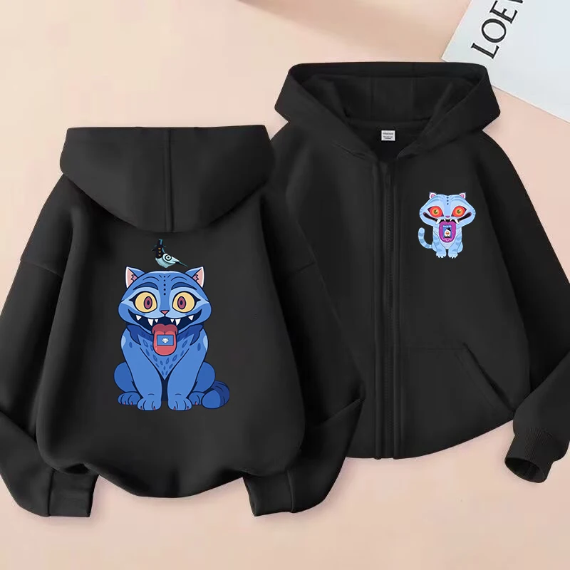 Sudaderas con cremallera para niños, Sudadera con capucha de Tiger Kpop Demon Hunters, ropa para niños, sudadera para niño y niña, Sudadera con capucha con cremallera, Top para bebé