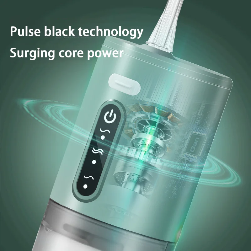 XIAOMI Electric Oral Irrigator Pulse USB Rechargeable Portable Oral Cleaner Multiple Modes Tooth Flosser Interchangeable Nozzles