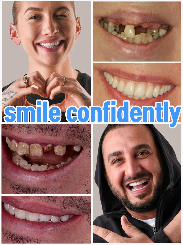 Reparar las caries, eliminar el dolor de muelas, restaurar y blanquear los dientes.