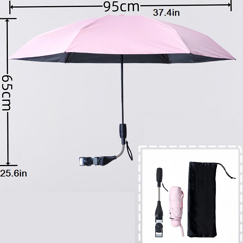 Universal Baby Stroller Umbrella Adjustable Pram Shade Umbrella Uv Sunshade For Stroller Accessories Foldable Parasol for Travel