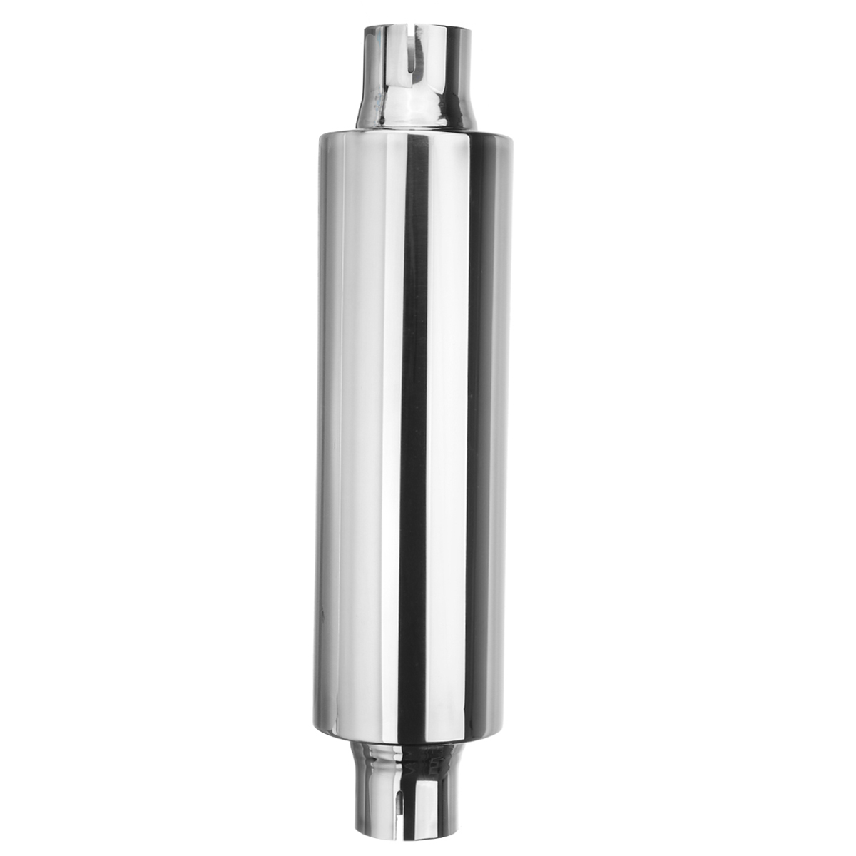 2 "50 ミリメートルユニバーサル車の共鳴器排気管マフラーステンレス鋼マフラー先端排気テールチューブサイレンサー 16 インチ長