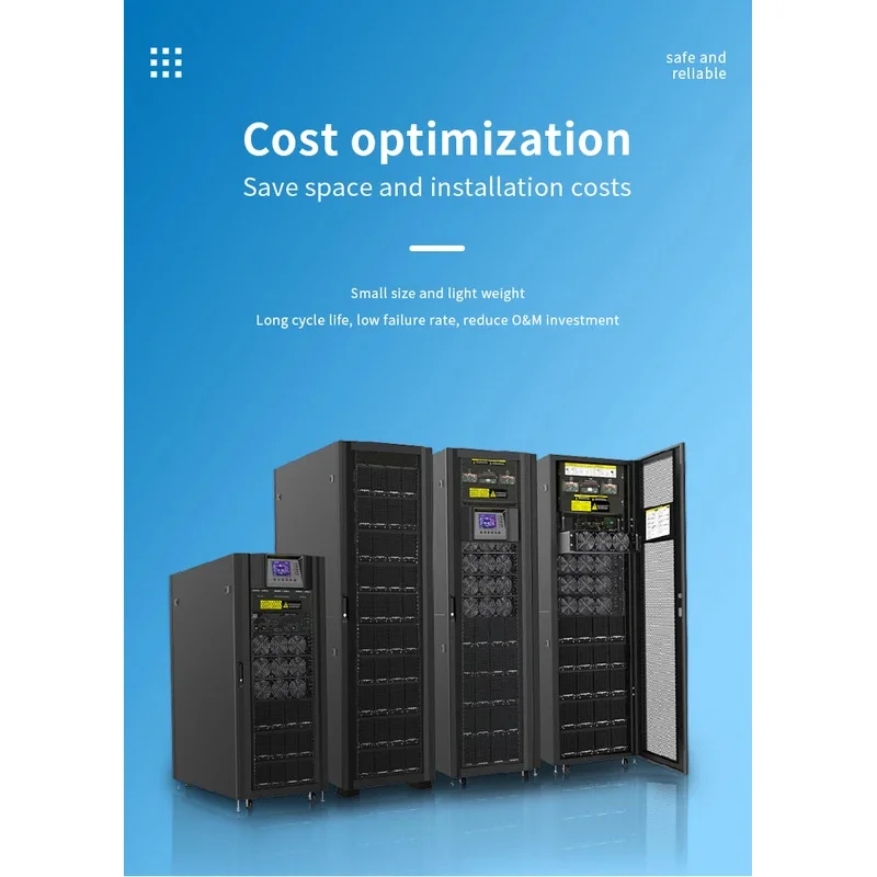 High Quality 3 Phase Modular Ups Input 430V Output IP20 90kw 120kw 180kw  200kw 600kw Modular Ups