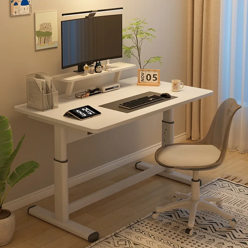 Household Student Desk Height Adjustable, Ergonomic Children School Writing Study Table Desk