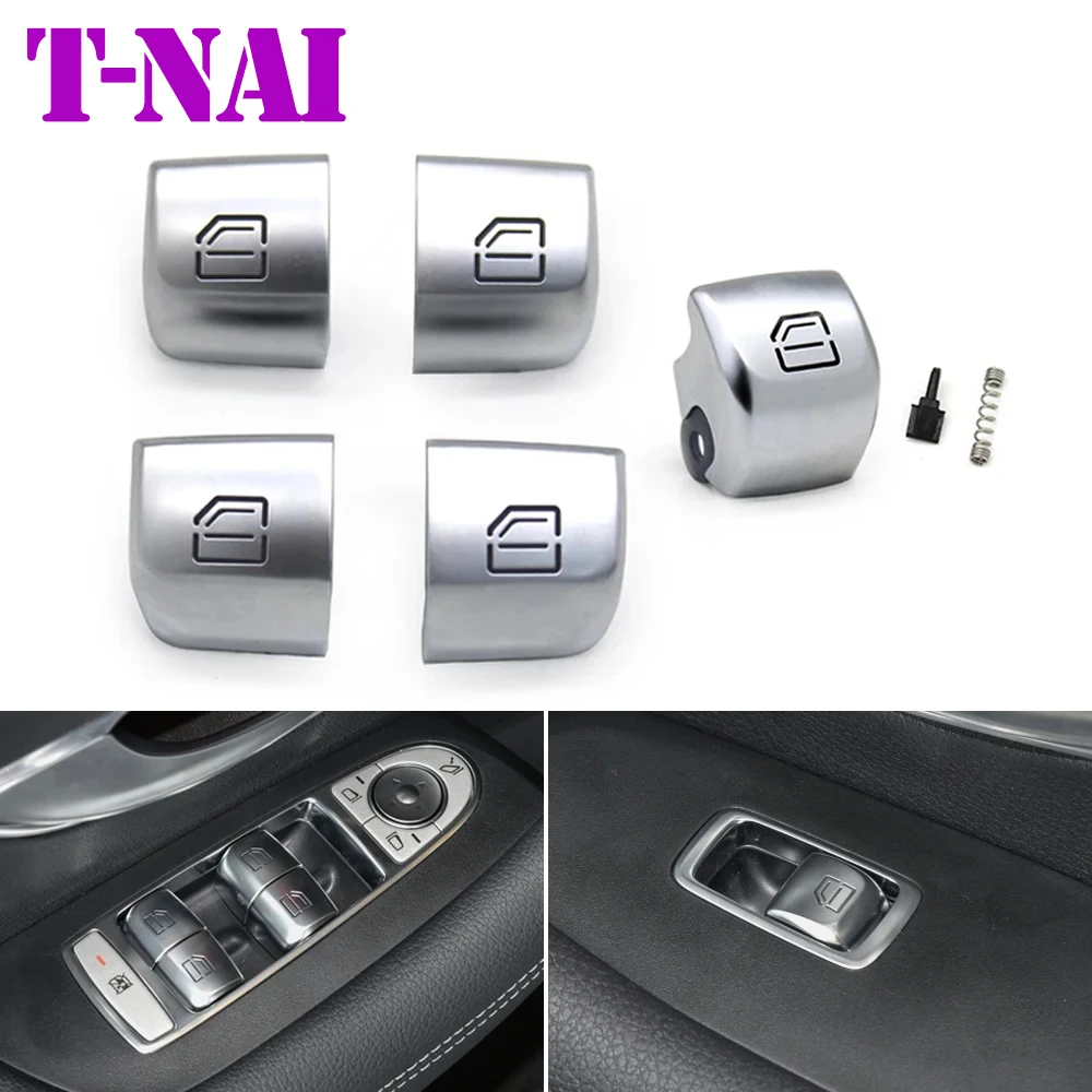 W205 W253 W213 W293 W222 Car Master Passenger Door Window Switch Button Cover Cap Replacement For Mercedes Benz C E GLC S Class