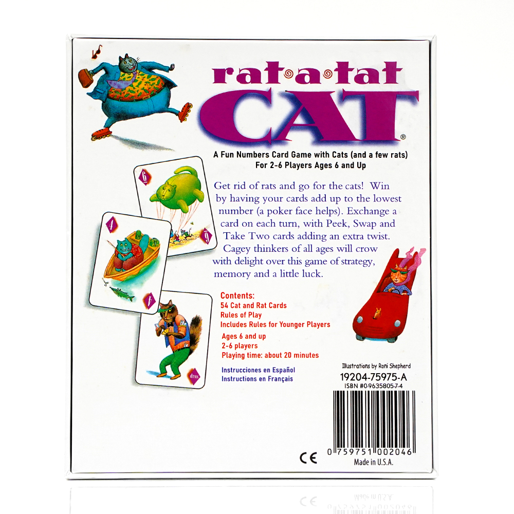 Rat a Tat Cat - Jeu de cartes Fun Numbers avec des chats (et quelques rats) pour les 6 ans et plus ﻿