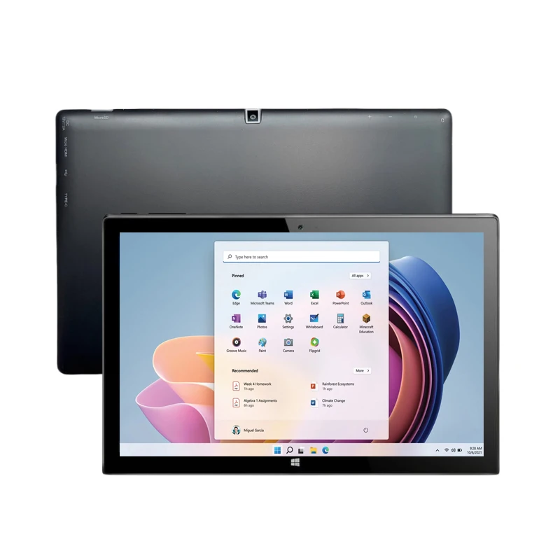 10.1 INCH Type-C 4GB DDR 64GB Flash Memory AR40 WINDOWS 11 Tablet PC Intel Atom N3350 CPU USB 3.0 WIFI 1920 x 1200 IPS Screen